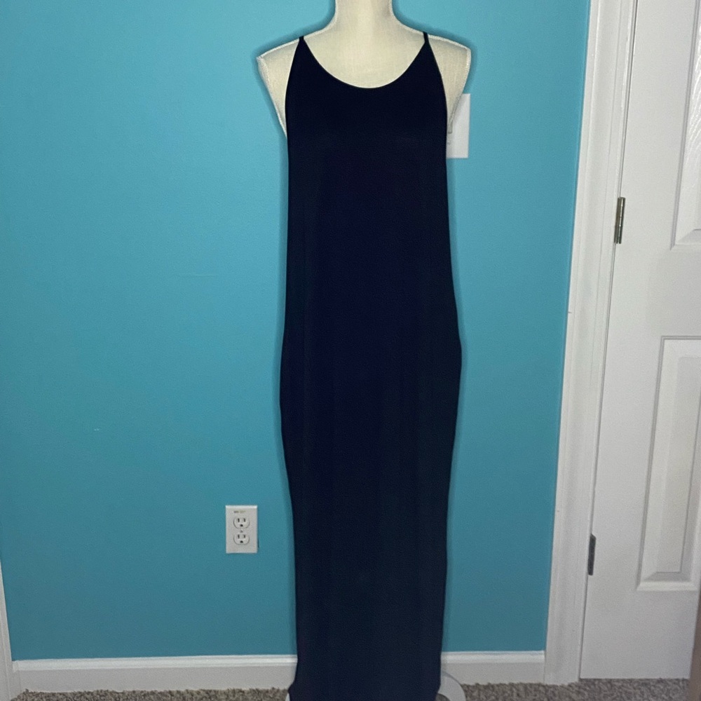 Black maxi dress